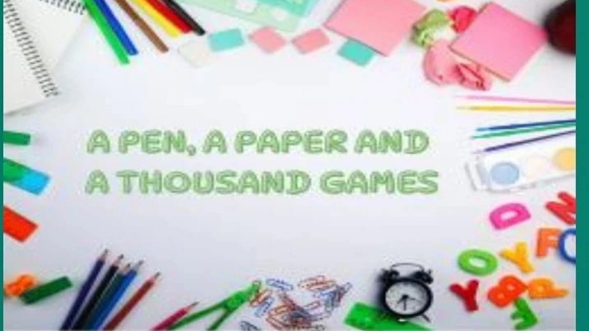 A pen A Paper And A Thousand Games Etwinning Panomuz